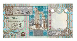 *libya 1/4 Dinar 2002  62  Sig 4  Unc - Libyen