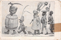 CPA Gardes Du Corps - Artillerie - Caricature De Guerre - Humor