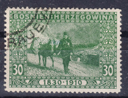 Austria Occupation Of Bosnia 1910 Jubilee Mi#53 Used - Usati