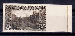 Austria Occupation Of Bosnia 1906 Pictorials Mi#35 U, Imperforated, With Gum Mint Never Hinged - Ungebraucht