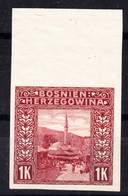 Austria Occupation Of Bosnia 1906 Pictorials Mi#42 U, Imperforated, MNG - Ungebraucht