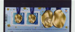 2010 Canada Sport Olympic Games Vancouver 2010 Gold Medal Miniature Sheet MNH - Winter 2010: Vancouver