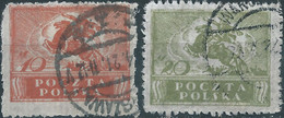 POLONIA-POLAND-POLSKA,1919 South And North Poland Issues -10M & 20M ,Obliterated - Gebruikt