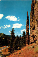 Yellowstone National Park Chimney Rock On Cody Road - USA Nationalparks
