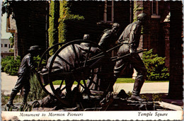 Utah Salt Lake City Temple Square Monument To Mormon Pioneers - Salt Lake City