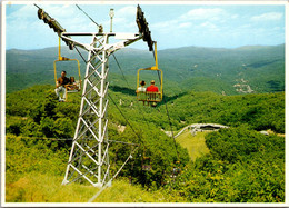 Tennessee Gatlinburg Chair Lift To The Summit Of Eagle Top Mt Harrison Ski Resort - Smokey Mountains