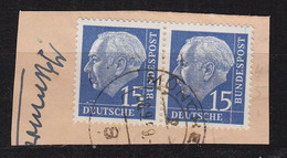 GERMANY BUND [1954] MiNr 0184 2er ( BStk ) [01] - Gebraucht