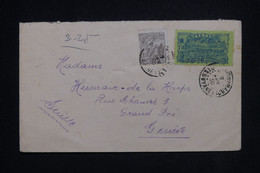 GUYANE - Enveloppe De St Laurent Du Maroni Pour La Suisse En 1930 - L 119955 - Cartas & Documentos