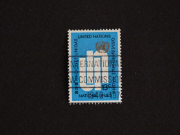 NATIONS UNIES UNITED NATIONS ONU NEW YORK YT 190 OBLITERE - INITIALES UN ENTRECROISEES - Used Stamps