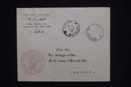 VIETNAM - Enveloppe En PP De Saigon Pour Saigon En 1963 - L 119975 - Vietnam
