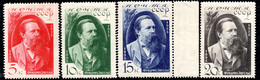 798.RUSSIA, 1935 ENGELS SC.555,556,558 MH,557 MNH(HINGED IN MARGIN) - Nuevos