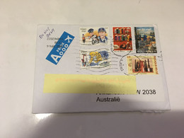 (3 H 9) Belgium Posted To Australia During COVID-19 Pandemic - Many Stamps - Briefe U. Dokumente