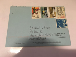 (3 H 9) USA Posted To Australia During COVID-19 Pandemic - With Multiples Stamps - Lettres & Documents