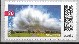 2021 Deutschland Germany .Mi. 36317 R **MNH   Gewitterwolke über Regenbogen - Nuovi