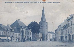 Jodoigne - Grand Place Hôtel De Ville Arbre De La Liberté - Circulé En 1912 - Animée - Quelques Taches - Jodoigne