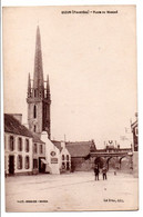 Carte Postale Ancienne Sizin - Place Du Marché - Sizun