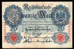 659-Allemagne 20m 1914 M849 - 20 Mark