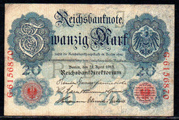 659-Allemagne 20m 1910 G615 - 20 Mark