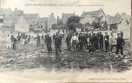 Saint - Michel- En -Grève Soldats Du 48 ° De Ligne à La Corvée De Lavage - Saint-Michel-en-Grève