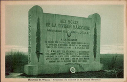 Delcampe - NEUVILLE-ST-WAAST   ( PAS DE CALAIS )   MONUMENT A LA MEMOIRE DE LA DIVISION MAROCAINE - Kriegerdenkmal