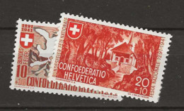 1941 MNH Switzerland Mi 396-7 Postfris** - Ongebruikt
