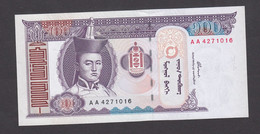 100 TUGRIK 2000 MONGOLIA BANKNOTE - Mongolia