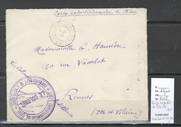 France -Lettre Corps Expéditionnaire De Chine - 1901- Franchise - - Military Postmarks From 1900 (out Of Wars Periods)