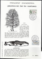 Andorre Français 1983 - FDC.- Premier Jour- Yvert Nº 311/312 Sur Encart Spécial.. Protection Nature......(VG) DC-10693 - Used Stamps
