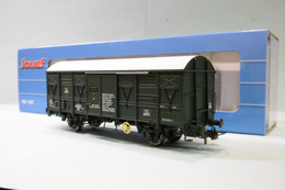 Jouef - Wagon Marchandises COUVERT G4 Armée Française SNCF Ep. IV / V Réf. HJ6215 NBO HO 1/87 - Goederenwagons