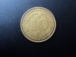 TOKEN VALUE N 10 P VENDING ONLY * - Monedas/ De Necesidad