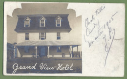 Carte Photo Dos Simple - CANADA  - ONTARIO - CHATS FALLS - FACADE DU GRAND VIEW HOTEL - Privat Post Card - Other & Unclassified