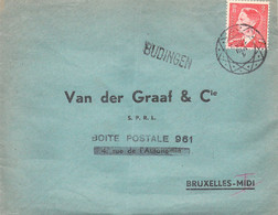 Enveloppe Van Der Graaf And Cie - Griffe BUDINGEN - Belle Oblitération - Sello Lineal