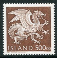 ICELAND 1989 Guardian Spirits Of Iceland 500 Kr. MNH / **.  Michel 703 - Nuevos