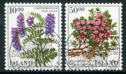 ICELAND 1988 Flowers V Used.  Michel 689-90 - Usati