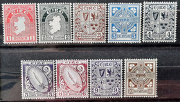 Irlande 1922/24 N°41+ 43/50 **TB Cote 215€ - Ongebruikt