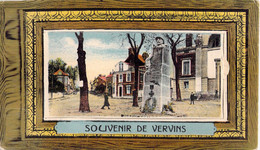 CPA Souvenir De Vervins - Carte A Systeme Accordéon 10 De Vues - A Systèmes