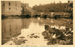 19. PONT SCORFF - LE VIEUX PONT SUR LE SCORFF - LAVANDIERES - Pont Scorff