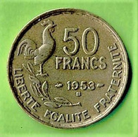 CINQUANTE FRANCS / BRONZE ALU / 1953 B - Autres & Non Classés