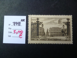 Timbre France Neuf ** 1947  N° 778 Cote 5,00 € - Neufs