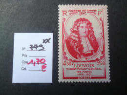 Timbre France Neuf ** 1947  N° 779 Cote 1,70 € - Neufs