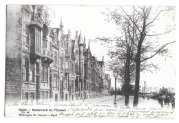 Gand Gent Boulevard De L'Escaut N°49 1903 Heliotypie De Graeve - Gent