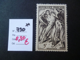 Timbre France Neuf ** 1947  N° 790 Cote 0,80 € - Neufs