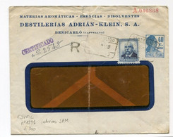 !!! ENTIER POSTAL RECOMMANDE DE LA REPUBLIQUE ESPAGNOLE - EDIFIL N°1291 - 1931-....