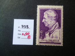 Timbre France Neuf ** 1948  N° 793 Cote 0,50 € - Neufs