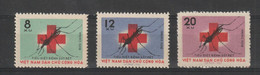 Viet-Nam Nord 1962 Paludisme 281-83, 3 Val ** MNH - Vietnam