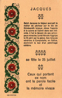 Prénom Jacques - Se Fête Le 25 Juillet - Edition Ange Michel, Lyon - Nombres