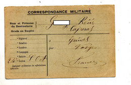 Carte Franchise Militaire - Storia Postale