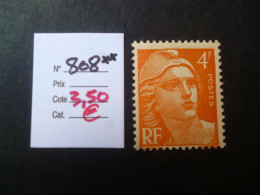 Timbre France Neuf ** 1948  N° 808 Cote 3,50 € - Neufs