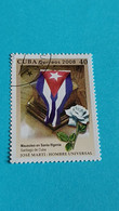 CUBA - Timbre 2008 : Hommage à José MARTI "homme Universel" - Mausolée De Sainte-Iphigénie à Santagio De Cuba - Gebraucht