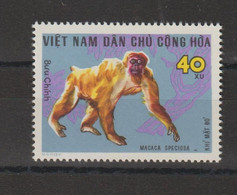 Viet-Nam Nord 1967 Singe Macaque 539, 1 Val ** MNH - Viêt-Nam